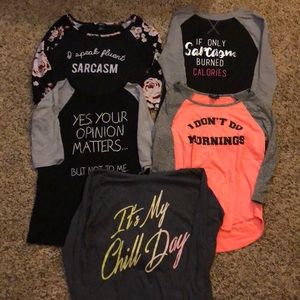 3/4 length sleeve shirts